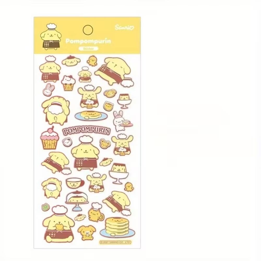 #6016  Hello Kitty & Friends - Sticker Sheet - PomPom